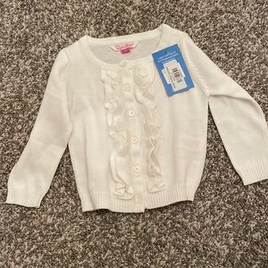 NWT Ruffle Butts cardigan